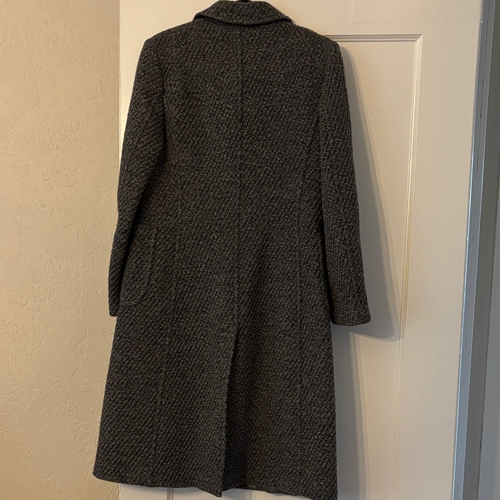 J. Crew Charcoal Textured‎ Pea Coat. EUC - Picture 3 of 10